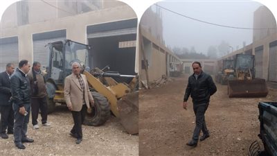 حملة لإزالة الإشغالات بمركز منيا القمح بالشرقية