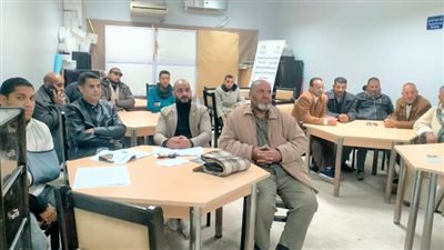 مياه الفيوم تنظم تدريبا للعامل بمحطات مياه الشرب