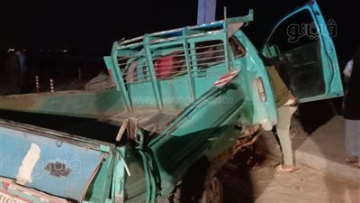 مصرع 8 عمال وإصابة 4 آخرين إثر انقلاب سيارة نقل في مطروح