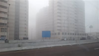 انخفاض الرؤية الأفقية بسبب كثافة الشبورة، والإسكندرية تعلن حالة الطوارئ القصوى