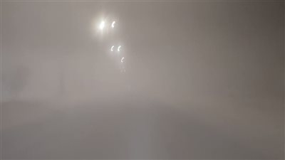 بعد الساحلي، غلق طريق الإسكندرية الصحراوي بسبب الشبورة وانعدام الرؤية