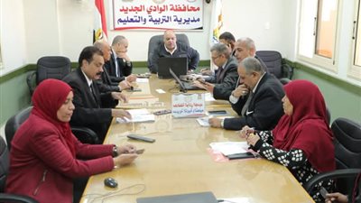 عمليات تعليم الوادي الجديد تتابع امتحانات نهاية الفصل الدراسي الأول (صور)