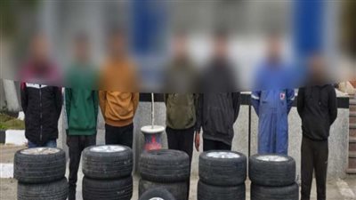 سقوط عصابة سرقة إطارات السيارات فى الشيخ زايد والهرم 