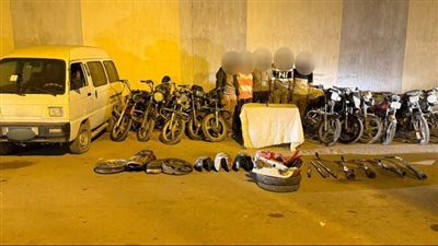 ارتكبوا 11 جريمة، القبض على تشكيل عصابى لسرقة الدراجات النارية بكفر الدوار 