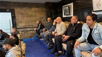 جهاز منتخب مصر يحضر مباراة الأهلي والجونة باستاد القاهرة