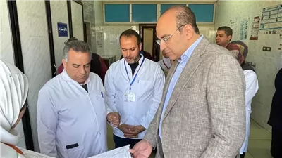 وكيل صحة الدقهلية يتابع انتظام العمل بمستشفى شبراهور المركزي