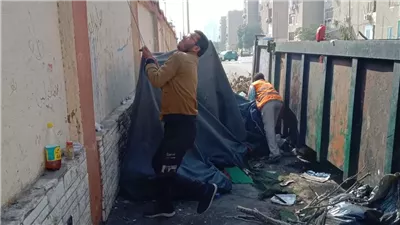 حملات مكبرة لإزالة أماكن النباشين بالإسماعيلية (صور) 