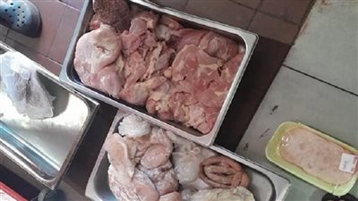 ضبط 6 أطنان لحوم ودواجن فاسدة في حملة مكبرة بأبو النمرس والحوامدية 