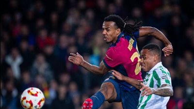 كأس ملك إسبانيا، برشلونة يتقدم بثنائية علي ريال بيتيس بالشوط الأول (صور)