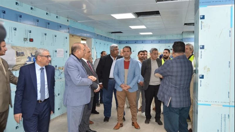 جولة رئيس جامعة المنصورة