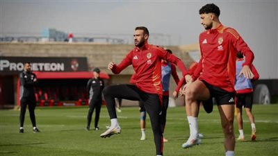 نجم الأهلي يشارك في المران الجماعي بعد تعافيه من الإصابة