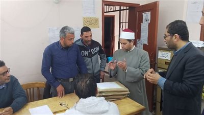 رئيس منطقة الإسماعيلية الأزهرية يتفقد كنترول الشهادة الإعدادية (صور) 