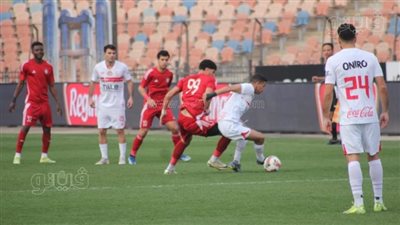 زيزو يحرز هدف الزمالك الأول في حرس الحدود بالدوري الممتاز