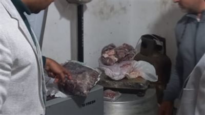 ضبط لحوم ومصنعاتها غير صالحة للاستهلاك الآدمي بالإسكندرية 