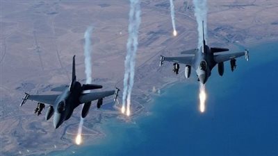 الطيران الأمريكي يشن 5 غارات على محافظة عمران شمال العاصمة صنعاء