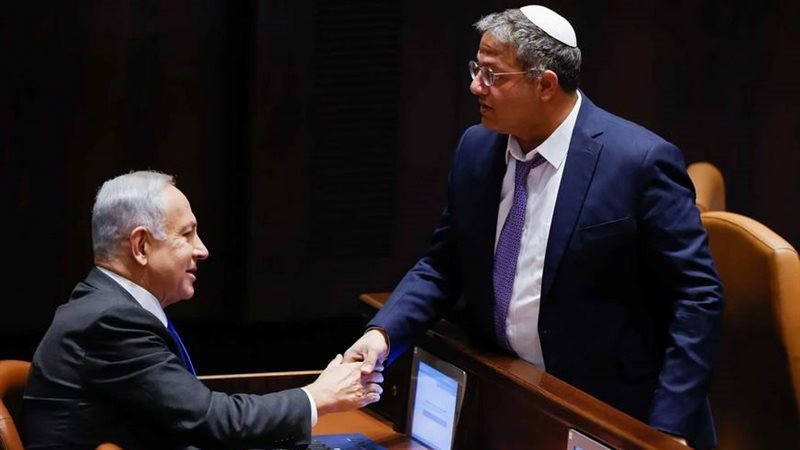 بن غفير ونتنياهو،