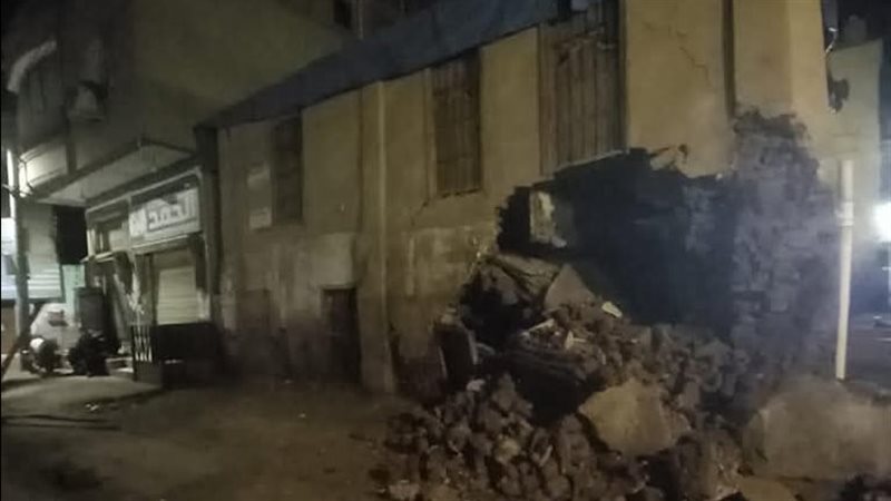 العقار المنهار بأويش