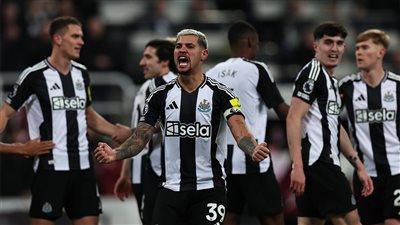 دوري أبطال أوروبا، نيوكاسل يتقدم على سان جيلواز بثنائية في الشوط الأول