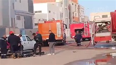 إخماد حريق بمصنع أدوات رسيفير في العاشر من رمضان دون خسائر في الأرواح (صور)