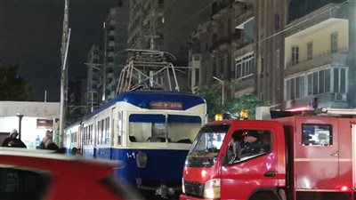 مصرع شاب دهسا حاول التسلل بين عربات ترام الإسكندرية 