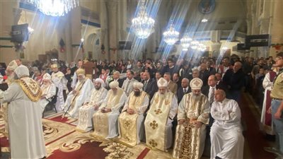 البابا تواضروس الثانى يترأس قداس عيد الغطاس بالإسكندرية 