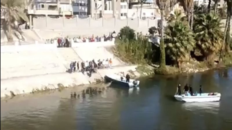 انتشال جثة شاب القي
