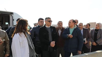 محافظ الجيزة يتفقد أعمال التشجير بالطريق الدائري في الطالبية والعمرانية والهرم 