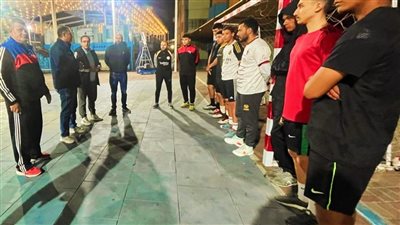 وكيل رياضة القليوبية يتفقد تدريبات منتخب كرة اليد