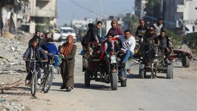 مناطق أمنية محظورة على نازحي غزة تزامنا مع سريان الهدنة