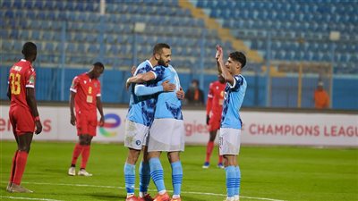 دوري أبطال أفريقيا، بيراميدز يتقدم علي دجوليبا بثنائية في الشوط الأول (صور)