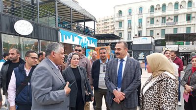 سكرتير محافظ الإسكندرية يشن حملة مكبرة على الأسواق