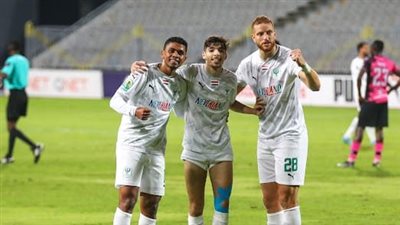 الكونفدرالية، المصري يفوز علي بلاك بولز بثلاثية ويصعد مع الزمالك لـ ربع النهائي (صور)
