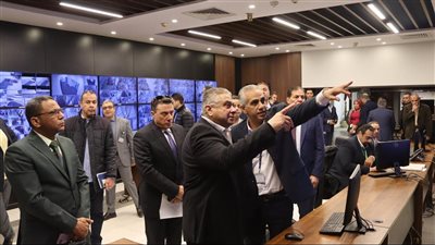 جولة تفقدية للجنة العليا للتفتيش الأمني والبيئي بمطار سفنكس الدولي