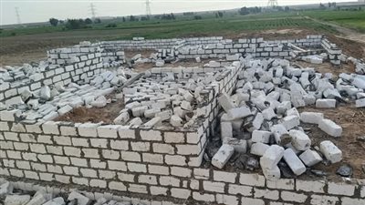 إزالة 9 حالات تعدٍّ على الأراضي الزراعية وأملاك الدولة بالبحيرة