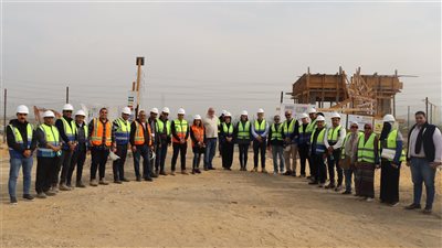 وفد الاتحاد الأوربي يزور شركة مياه الفيوم