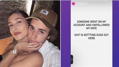 جاستن بيبر يكشف سبب إلغاء متابعة زوجته علي إنستجرام