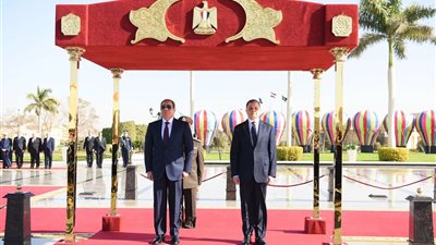  عزف السلام الجمهوري، مراسم استقبال رسمية للرئيس السيسي في أكاديمية الشرطة