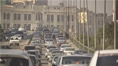 حالة الطرق اليوم، كثافة مرورية خانقة بكورنيش النيل وطريق الواحات وسيولة بهذه الشوارع 