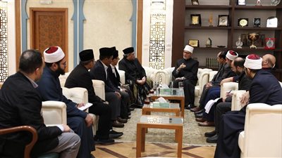 مفتي الجمهورية يستقبل وفدًا من مجلس العلماء الإندونيسي لبحث سبل التعاون