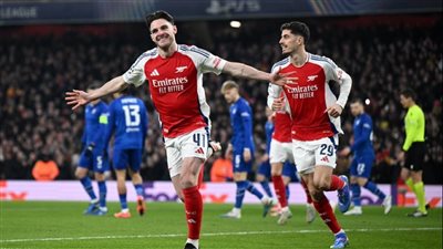 آرسنال يقسو علي دينامو زغرب بثلاثية في دوري أبطال أوروبا
