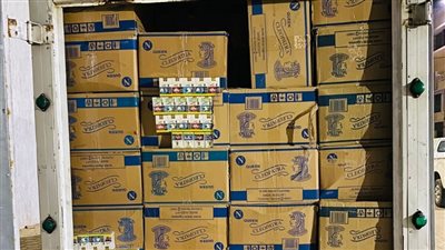 التحفظ على 60 ألف علبة سجائر مجهولة المصدر خلال حملة تموينية بالفيوم