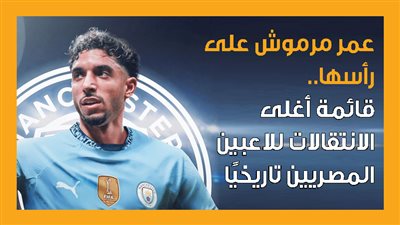 عمر مرموش على رأسها، قائمة أغلى الانتقالات للاعبين المصريين تاريخيًا (إنفوجراف)