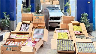 ضبط ورشة تصنيع ألعاب نارية بداخلها 2 مليون قطعة بالفيوم 