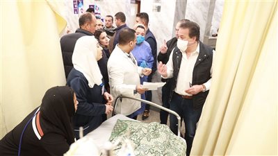 وزير الصحة يجري جولة مفاجئة بمستشفى النصر للتأمين الصحي بحلوان