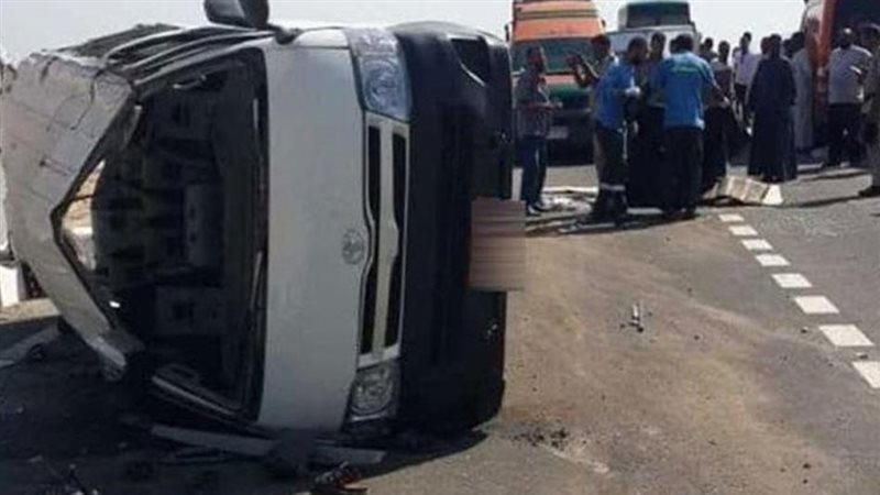 انقلاب ميكروباص بالإسماعيلية،