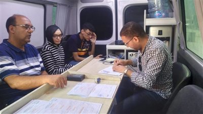 بطاقتك دليفرى، قوافل الأحوال المدنية تستخرج 5897 بطاقة رقم قومي و25575 شهادة مميكنة 