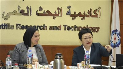 رئيس أكاديمية البحث العلمي تستقبل وفدًا من الجمعية الصينية للعلوم والتكنولوجيا 