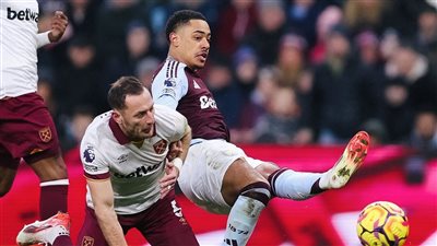 وست هام يتعادل مع أستون فيلا 1/1 في الدوري الإنجليزي 