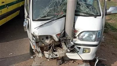 التحفظ على سائق سيارة اصطدمت بعمود إنارة بمنشاة القناطر 