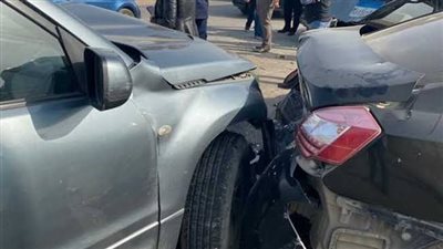 إصابة 3 أشخاص إثر حادث تصادم أعلى الطريق الدائري بالهرم